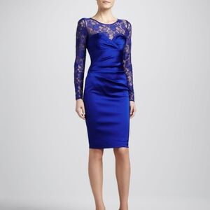 GORGEOUS BLUE DAVID MEISTER SIZE 2 COCKTAIL DRESS Perfect Condition